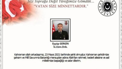 MSB: 'Pençe-Yıldırım Harekatı'nda 1 asker şehit oldu