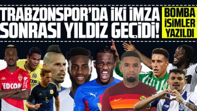 İki bomba birden patlatan Trabzonspor'a yıldız geçidi! Flaş isimler yazıldı...