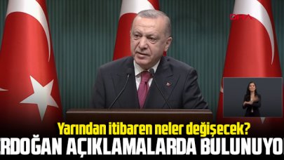 Cumhurbaşkanı Erdoğan konuşuyor...