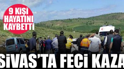 Sivas'ta feci kaza: 9 ölü