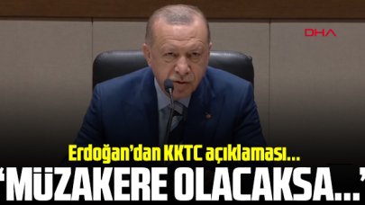 Cumhurbaşkanı Recep Tayyip Erdoğan'dan KKTC açıklaması