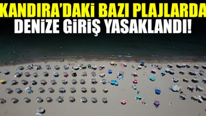 Kandıra'daki bazı plajlarda denize giriş yasaklandı