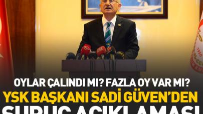 YSK Başkanı Sadi Güven'den Suruç açıklaması