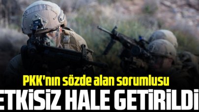 PKK'nın sözde alan sorumlusu etkisiz hale getirildi