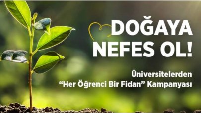 Üniversitelerden fidan bağışı