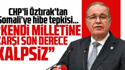 CHP'den Cumhurbaşkanı Recep Tayyip Erdoğan'a 'Somali' tepkisi: Kendi milletine karşı son derece kalpsiz