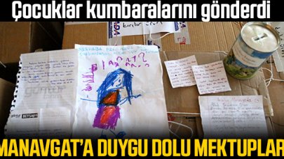 Çocuklardan Manavagat'a duygu dolu mektuplar