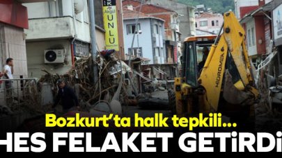 Kastamonu Bozkurt'ta HES felaket getirdi!