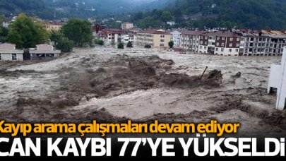 Karadeniz'de sel felaketi: 77 can kaybı, 40’ın üzerinde kayıp