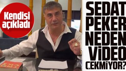 Sedat Peker neden video çekmediğini açıkladı