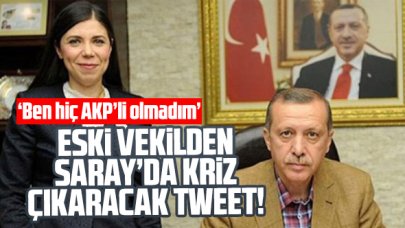 Eski AK Partili vekil Pelin Gündeş Bakır'dan Saray'da kriz yaratacak açıklama!