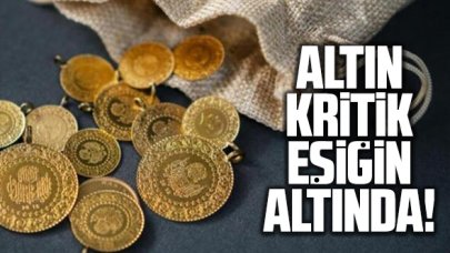 Altın resmen eriyor: Kritik eşiğin altına düştü!