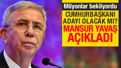 Mansur Yavaş cumhurbaşkanı adayı olacak mı? Canlı yayında açıkladı