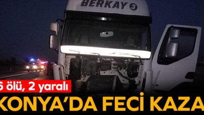Konya'da trafik kazası: 6 kişi yaşamını yitirdi