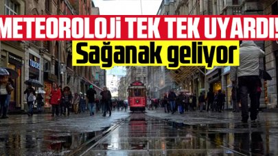 Meteoroloji bölge bölge uyardı!