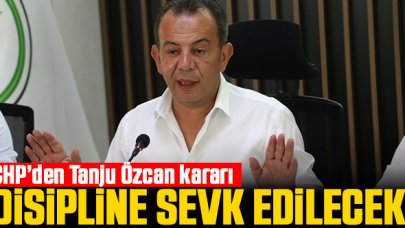 CHP'den Tanju Özcan kararı