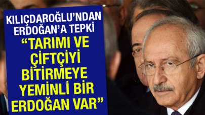 CHP Genel Başkanı Kemal Kılıçdaroğlu'ndan Cumhurbaşkanı Recep Tayyip Erdoğan'a tarım tepkisi