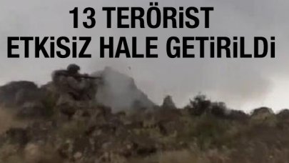 MSB: Fırat Kalkanı bölgesinde 13 PKK/YPG'li etkisiz hale getirildi