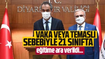 Bakan Özer: 21 sınıfta vaka veya temaslı nedeniyle eğitime ara verildi