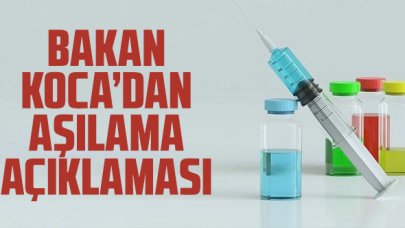 Sağlık Bakanı Fahrettin Koca: Aşılamada yüzde 50 geçildi