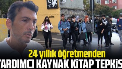 24 yıllık öğretmenden 'yardımcı kaynak' kitap tepkisi