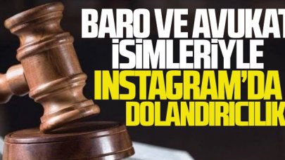 Baro ve avukat isimleriyle Instagram'da dolandırıcılık! Sakın inanmayın...