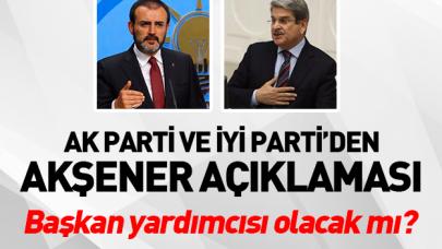 İYİ Parti ve AK Parti'den Akşener açıklaması