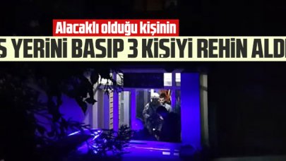 Esenyurt'ta alacağı olduğu iş yerini bastı; 3 kişiyi rehin aldı