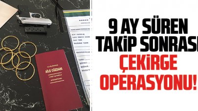 9 ay süren takibin ardından 28 ilde  eş zamanlı “Çekirge Operasyonu”