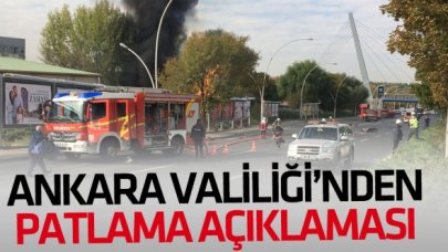 Ankara Valiliği ve MTA'dan patlama açıklaması