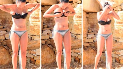 Duygu Sarışın Marmaris sonrası Çeşme'de