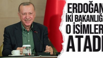 Cumhurbaşkanı Erdoğan'dan iki bakanlığa kritik atamalar