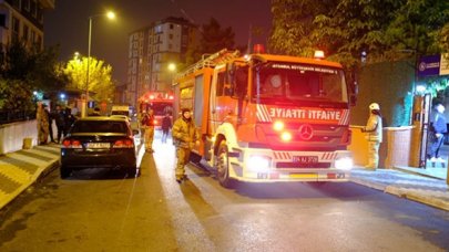 Ataşehir'de öğrenci yurdunda yangın paniği