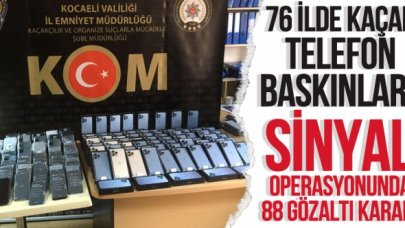 76 ilde kaçak telefon baskınları! Sinyal operasyonunda çok sayıda cihaz ele geçirildi