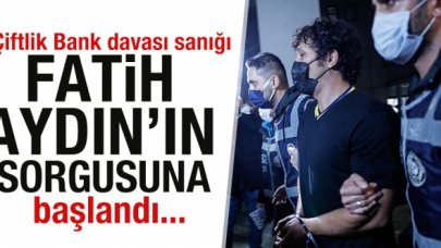 Tosuncuk'un ağabeyi Fatih Aydın'ın sorgusuna başlandı