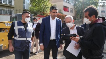 6 sokağa 2 bin ton asfalt