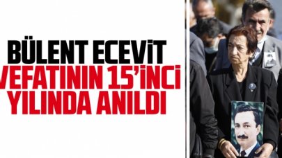 Bülent Ecevit, ölümünün 15'inci yılında mezarı başında anıldı