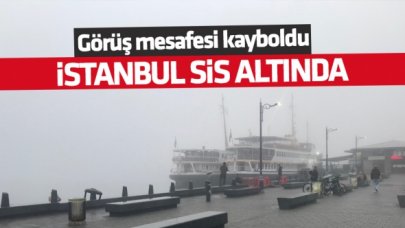 İstanbul sis altında