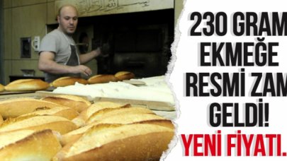 İstanbul'da ekmeğe resmi zam!