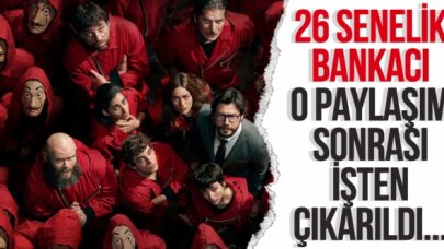 ‘La Kasa Da Para Yok’ paylaşımı yapan 26 yıllık bankacı işten çıkarıldı