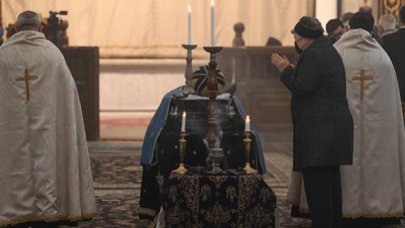 Türkiye Ermeni Kilisesi Başrahibi Tatul Anuşyan son yolculuğuna uğurlandı