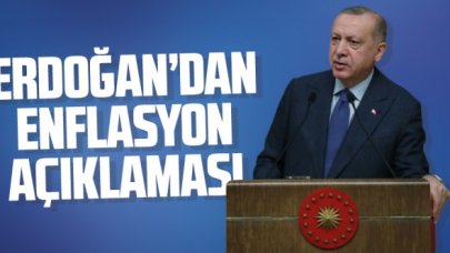 Cumhurbaşkanı Erdoğan'dan enflasyon açıklaması
