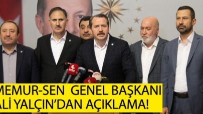 Memur-Sen Genel Başkanı Yalçın: Memurun alım gücünü yükseltme konusunda mutabık kaldık