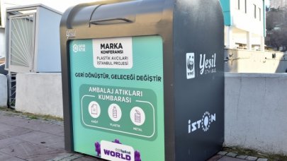 'Plastik Avcıları – İstanbul Projesi' kapsamında Beşiktaş’a 30 adet geri dönüşüm konteyneri