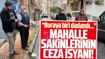 Şişli'de sokak sakinleri trafik cezası için isyanda