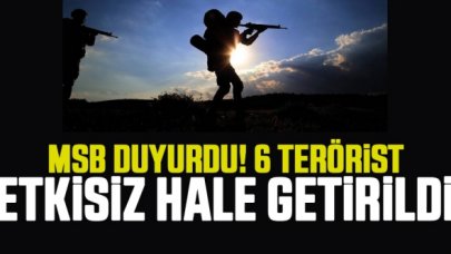 Mardin'de 6 terörist etkisiz hale getirildi