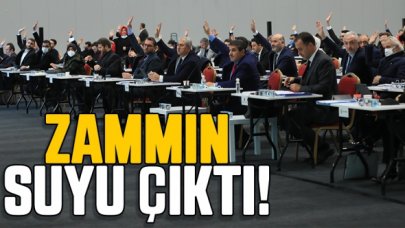 Zammın suyu çıktı