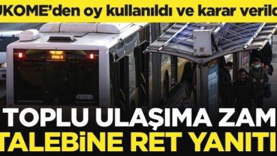 İstanbul'da toplu taşımaya zam talebi reddedildi