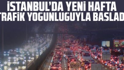 Trafikte hafta yoğun başladı