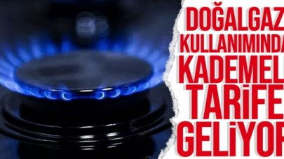 Doğalgazda kademeli tarife geliyor